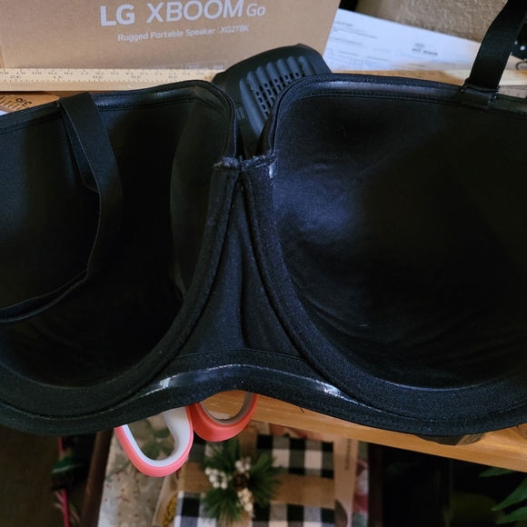 Cacique Solid Bra Black 40DD 40 DDSpoke free clean, good condition - Picture 4 of 5